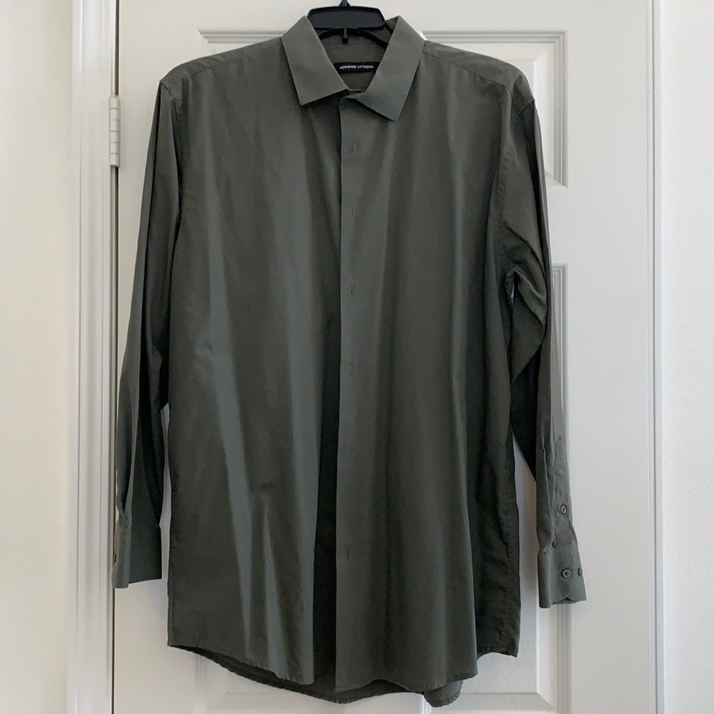 Adrienne Vittadini Button Down Shirt. Size 17/36